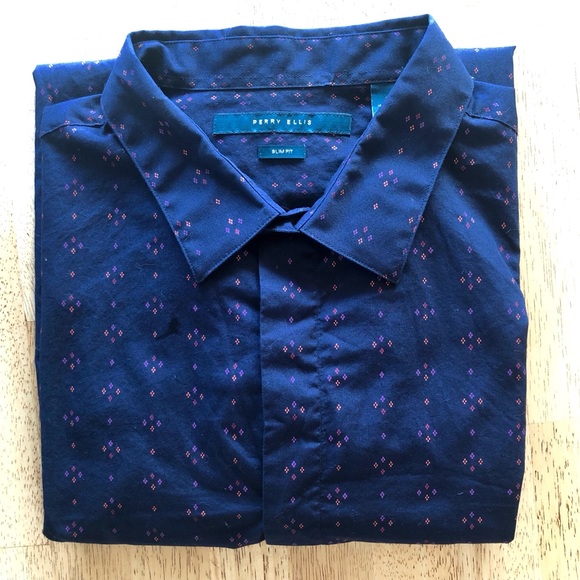 Perry Ellis Other - ✨SALE! ✨ PERRY ELLIS COTTON SLIM FIT SHIRT